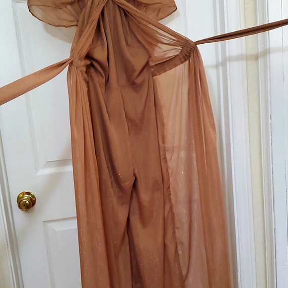 Long Flaring Jumpsuit by Rose Velvet, Size S - Picture 6 of 12